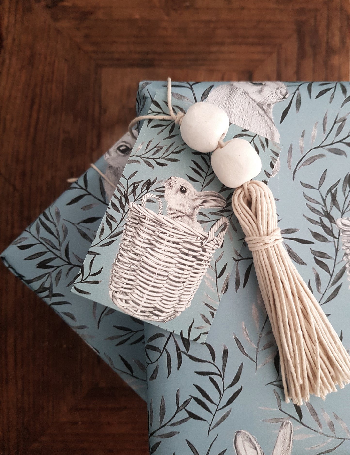 GIFT WRAP-Bunnies In Baskets