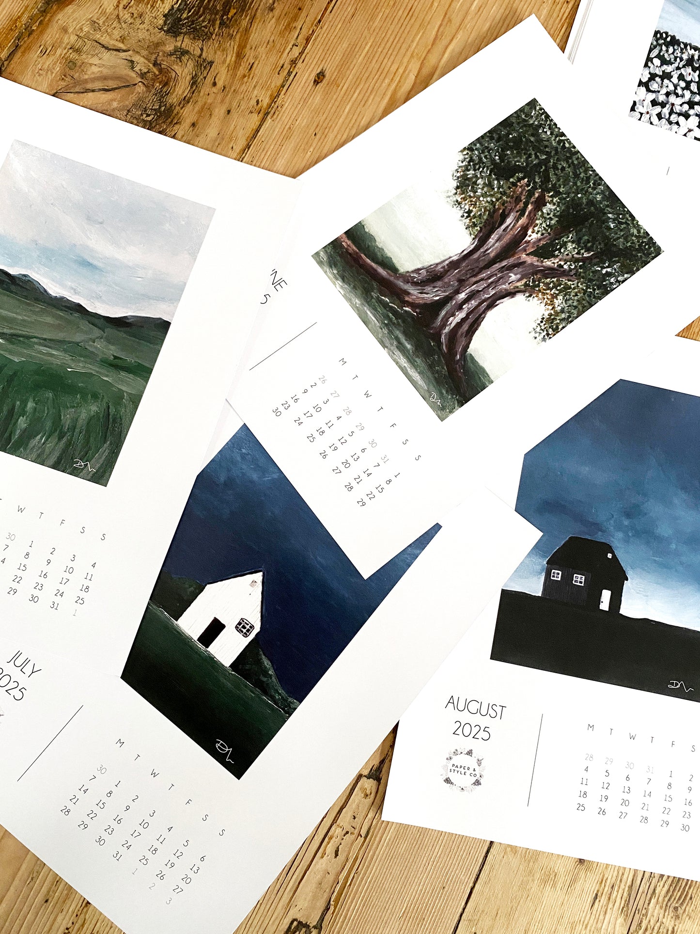 2025 12-Monthly Fine Art Calendars