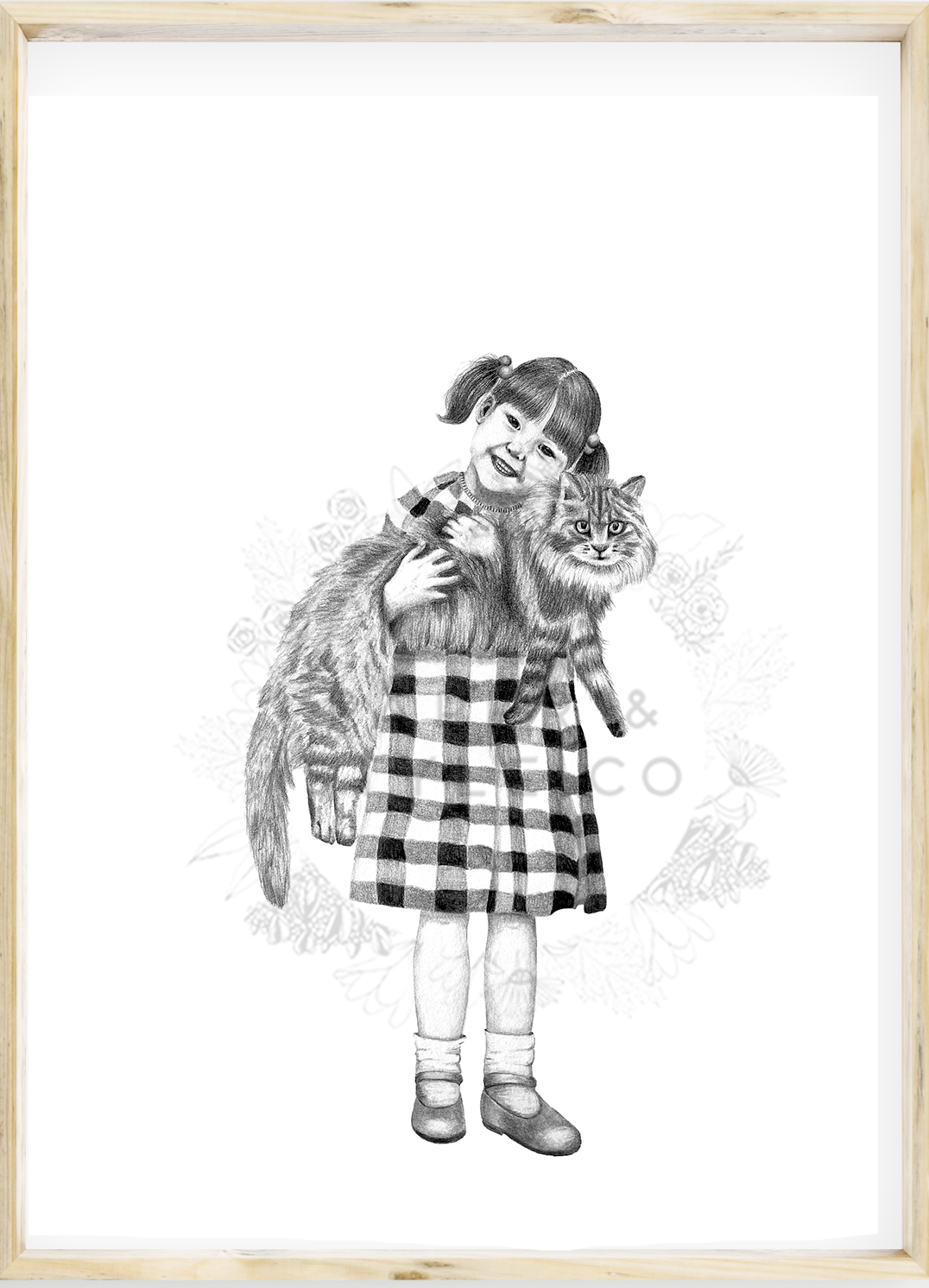 GIRL WITH CAT