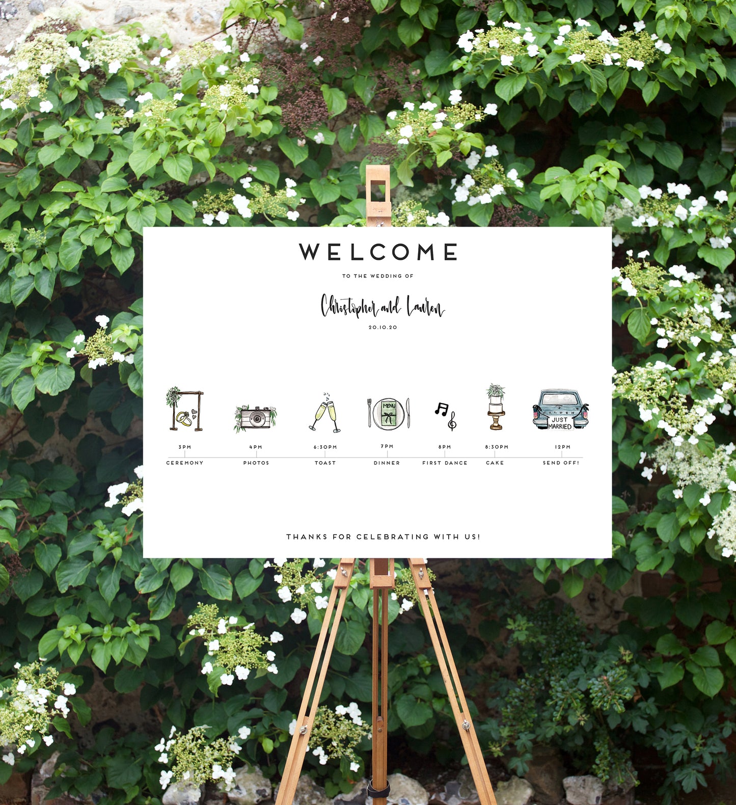 Wedding Signage/TIMELINE/WELCOME (DIGITAL)