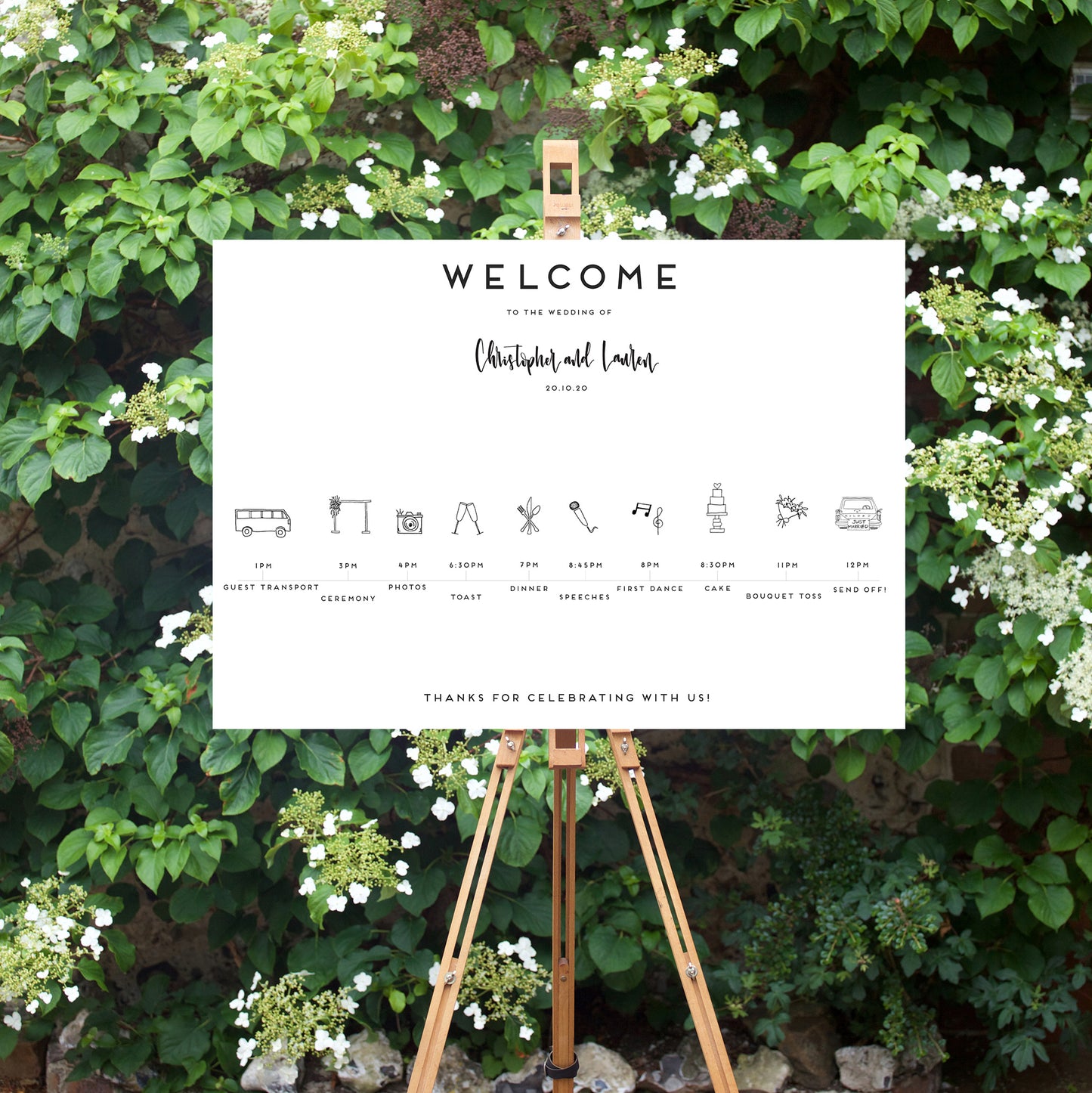 Wedding Signage/TIMELINE/WELCOME (DIGITAL)