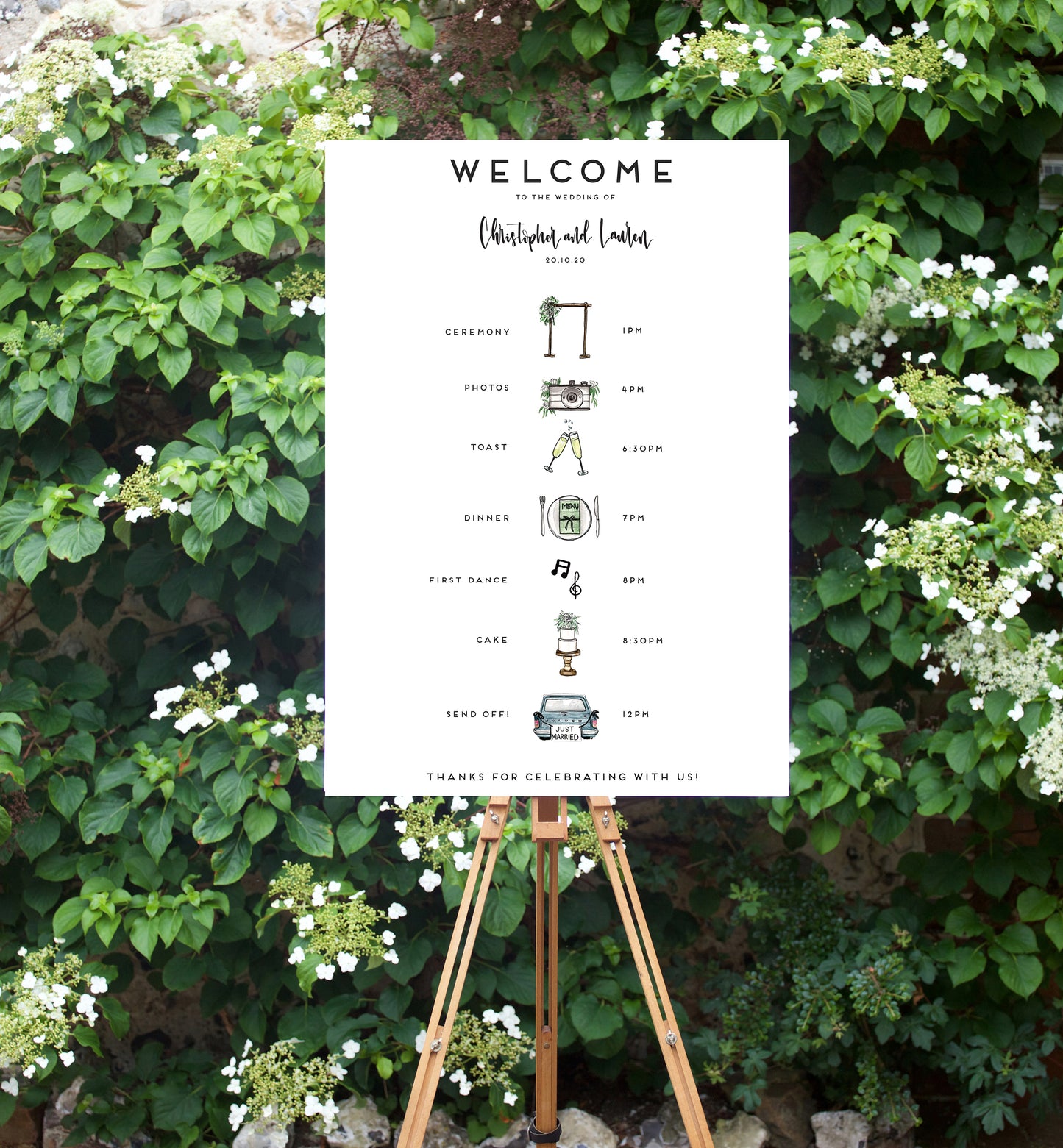 Wedding Signage/TIMELINE/WELCOME (DIGITAL)