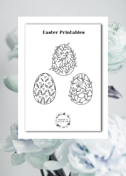 Free! Easter Printables