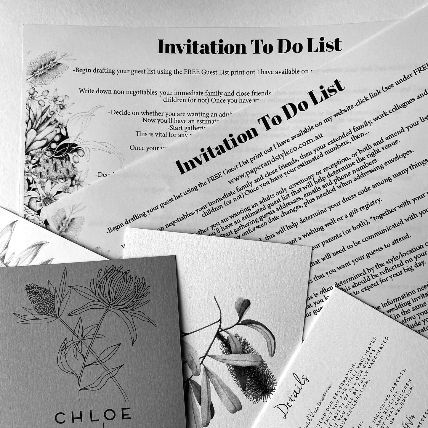 FREE! Invitation To Do List