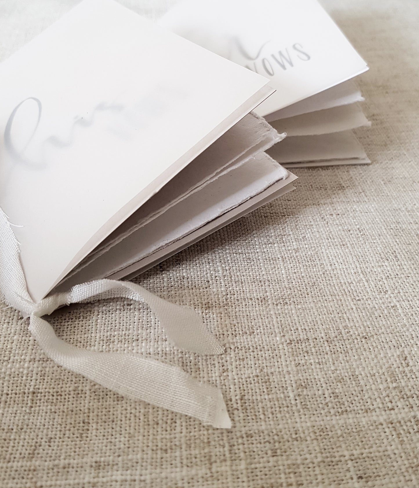 His and Her's Wedding Vows Booklets